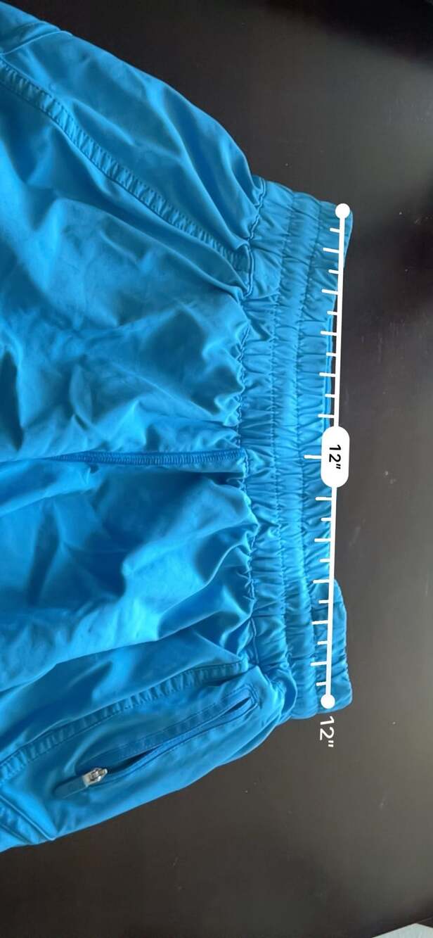 Lululemon Hotty Hot High-Rise Lined Running Shorts in Bright Blue - Picture 5 of 7